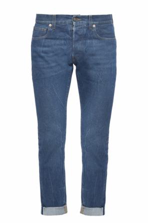 Jeansy z wyszytym napisem, zdjęcie 1 Jeansy z wyszytym napisem od Gucci